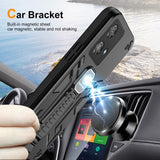 EIDERWOOD Motorola Edge 40 Neo Håndværker Bagside Cover m. Kickstand - Sort