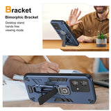 EIDERWOOD Motorola Edge 40 Neo Craftsman Bakdeksel m. Stativ - Blå