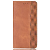 Honor Magic6 Pro (5G) - EIDERWOOD Magnetic Leathette Flip Cover - Brun