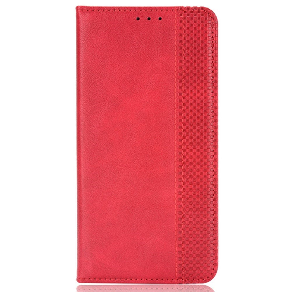 Honor Magic6 Pro (5G) - EIDERWOOD Magnetic Leathette Flip Cover - Rød