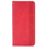 Honor Magic6 Pro (5G) - EIDERWOOD Magnetic Leathette Flip Cover - Rød