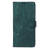 EIDERWOOD Motorola Moto G04 / G24 / G24 Power Leather Flip Cover m. Lommebok og stropp - Grønn