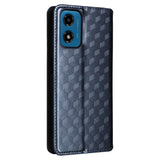 EIDERWOOD Motorola Moto G04 / G24 / G24 Power Leather Flip Cover m. Lommebok - Rhombus - Blå