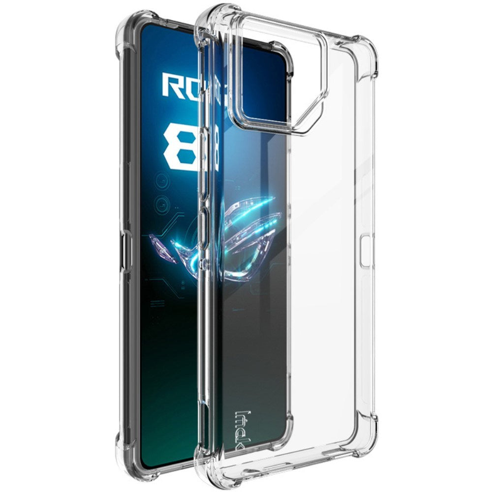 Asus ROG Phone 8/8 Pro IMAK støtsikkert bakdeksel i plast - gjennomsiktig