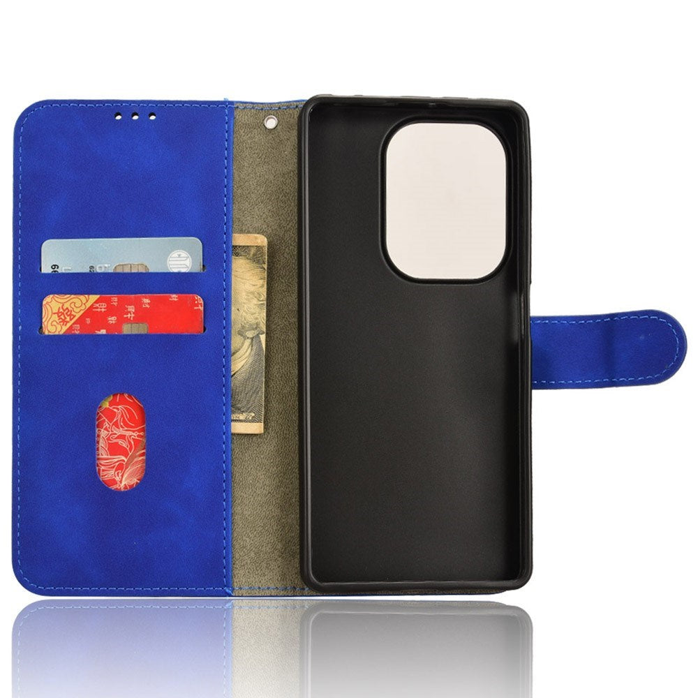 EIDERWOOD Xiaomi Redmi Note 13 Pro (4G) / Poco M6 Pro mykt skinn flipdeksel m. Lommebok - Blå