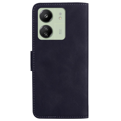 EIDERWOOD Xiaomi Redmi 13C (4G) / 13C (5G) / Poco C65 Kunstlæder Flip Case m. Pung & Ståfunktion - Sort