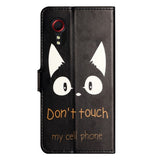 EIDERWOOD Samsung Galaxy Xcover 7 Flip Cover - Kortholder & Ståfunktion - "Don't Touch My Cellphone" Kat