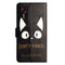 EIDERWOOD Samsung Galaxy Xcover 7 Flip Cover - Kortholder & Ståfunktion - "Don't Touch My Cellphone" Kat