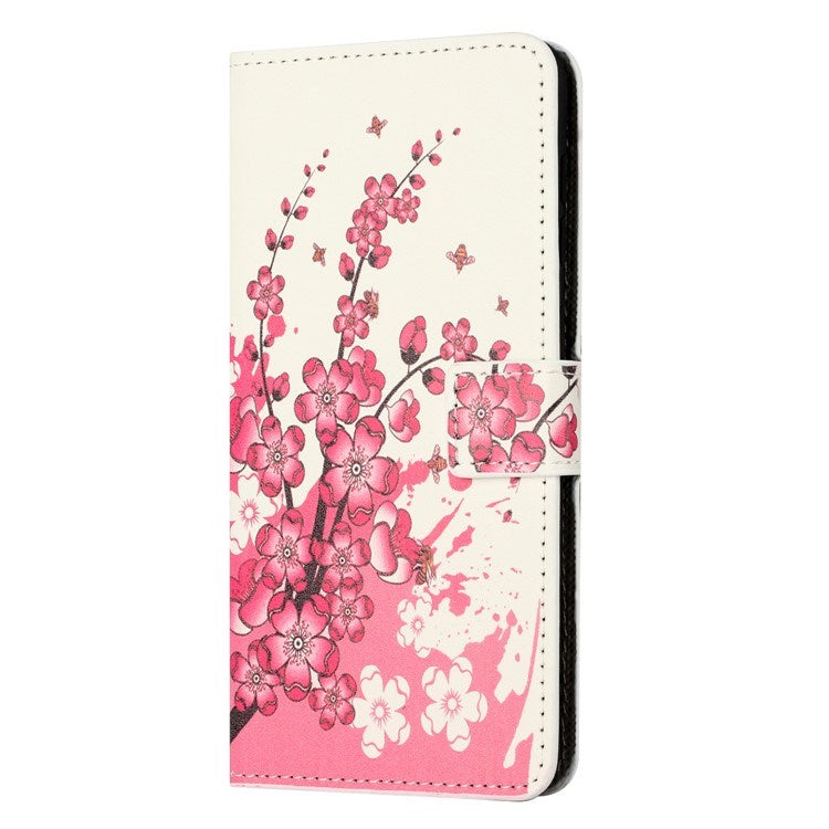 EIDERWOOD Samsung Galaxy Xcover 7 Flip Cover - Kortholder & Ståfunktion - Lyserøde Blomster