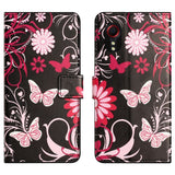 EIDERWOOD Samsung Galaxy Xcover 7 Flip Cover - Kortholder & Ståfunktion - Sommerfugle