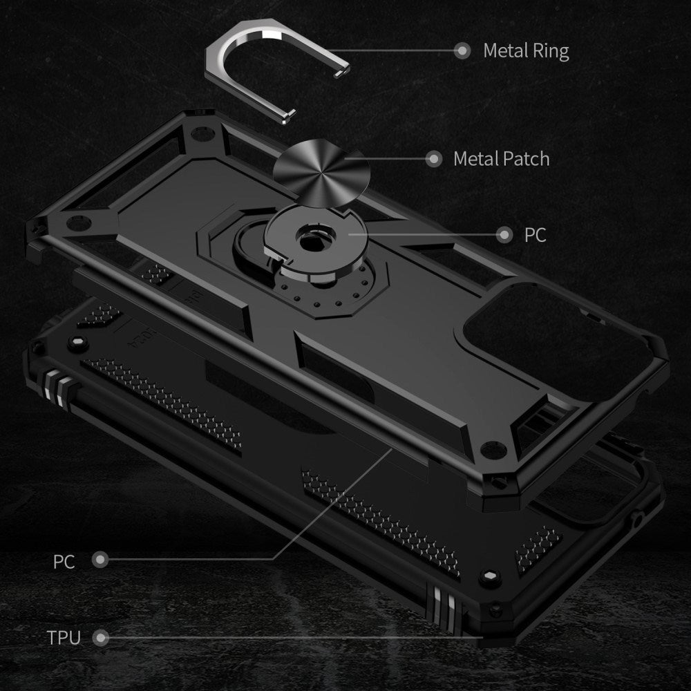 EIDERWOOD Motorola Moto G Play (2024) Craftsman Case m. Magnetisk stativ - svart