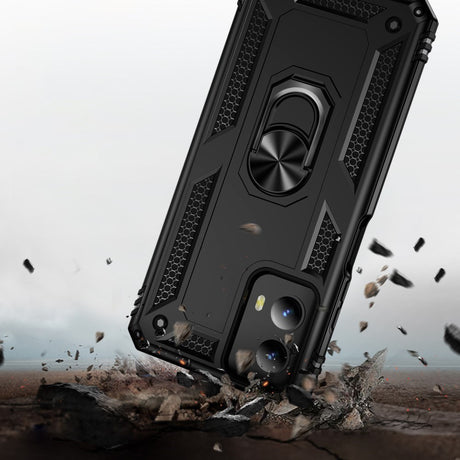 EIDERWOOD Motorola Moto G Play (2024) Craftsman Case m. Magnetisk stativ - svart