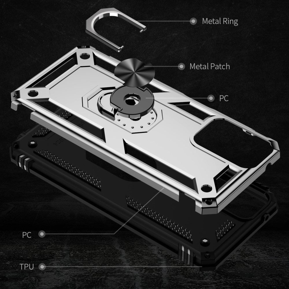 EIDERWOOD Motorola Moto G Play (2024) Craftsman Case m. Magnetisk stativ - Sølv
