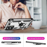 EIDERWOOD Motorola Moto G Play (2024) Craftsman Case m. Magnetisk stativ - Sølv