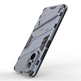 EIDERWOOD Realme C67 (4G) Hybrid Craftsman Bakdeksel m. Stativ - Blå