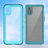 EIDERWOOD - Samsung Galaxy Xcover 7 - Hybrid Plastik Cover - Gennemsigtig / Turkis