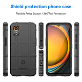 EIDERWOOD Samsung Galaxy Xcover 7 Rugged Shield Series Craftsman Bakdeksel - Svart