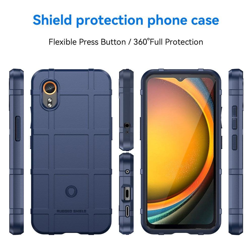 EIDERWOOD Samsung Galaxy Xcover 7 Rugged Shield Series Craftsman Bakdeksel - Blå