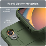 EIDERWOOD Samsung Galaxy Xcover 7 Rugged Shield Series Craftsman Bakdeksel - Grønn