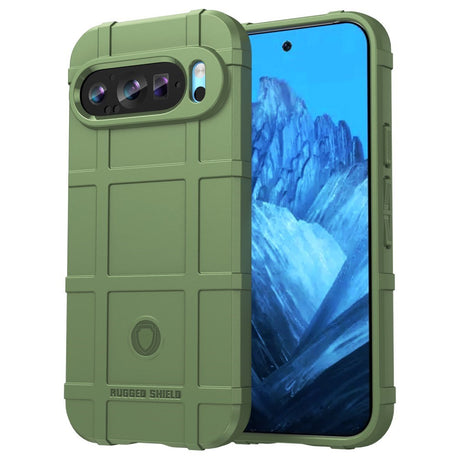 EIDERWOOD Google Pixel 9 Pro XL Rugged Shield Series Craftsman Bakdeksel - Grønn