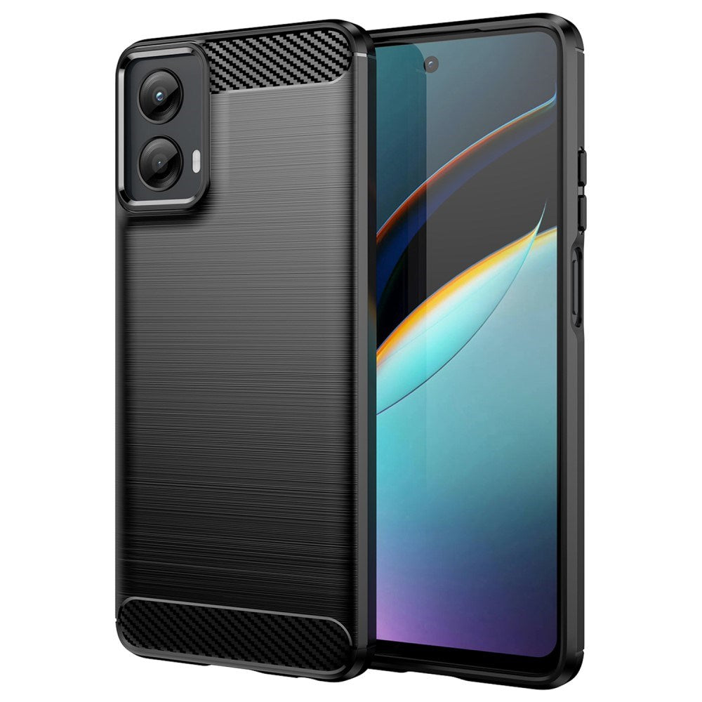 EIDERWOOD Motorola Moto G 5G (2024) Bakdeksel i børstet karbon - svart