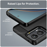 EIDERWOOD Motorola Moto G 5G (2024) Bakdeksel i børstet karbon - svart