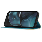 EIDERWOOD Motorola Moto G Play (2024) Læder Flip Cover m. Strop & Pung - Ugle