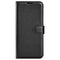 Honor X7b / 90 Smart - EIDERWOOD Faux Leather Flip Cover m. Kortholder og stativfunksjon - svart
