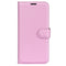 Honor X7b / 90 Smart - EIDERWOOD Faux Leather Flip Cover m. Kortholder og stativfunksjon - Rosa