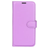 Honor X7b / 90 Smart - EIDERWOOD Faux Leather Flip Cover m. Kortholder og stativfunksjon - Lilla