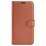 Honor X7b / 90 Smart - EIDERWOOD Faux Leather Flip Cover m. Kortholder og stativfunksjon - brun