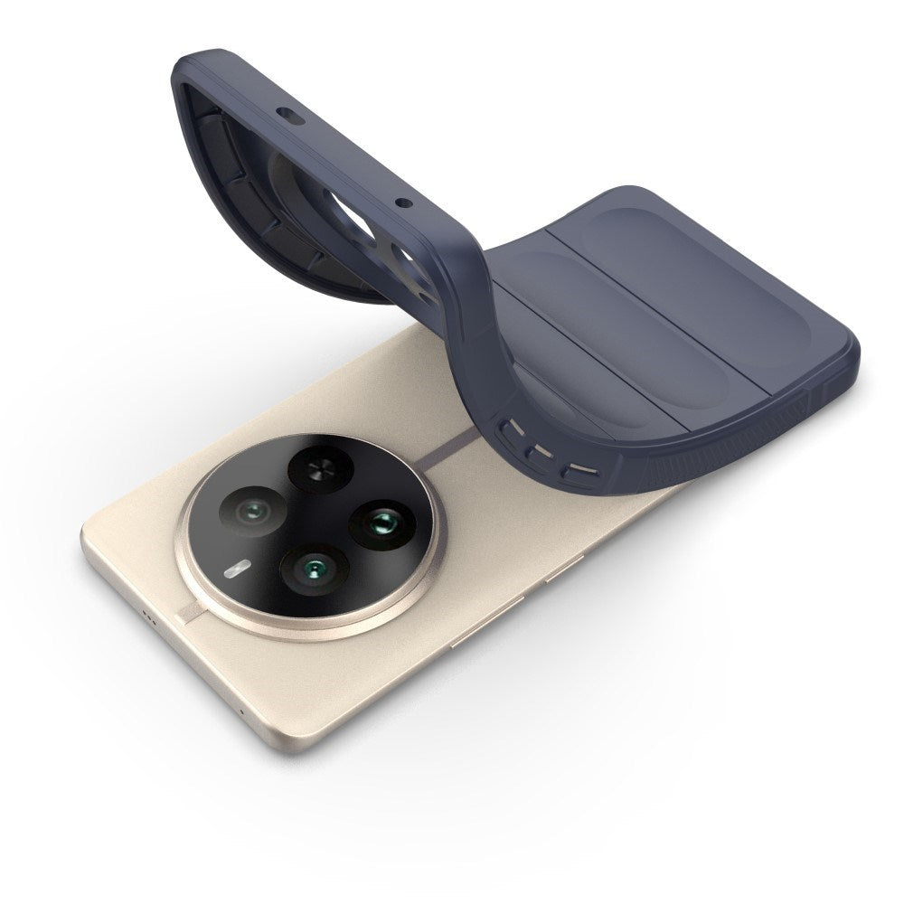 EIDERWOOD Realme 12 Pro (5G) / 12 Pro+ (5G) Fleksibelt Plastik Bagside Cover - Mørkegrå