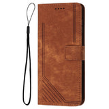 EIDERWOOD Motorola Moto G Play 5G (2024) Leather Flip Cover m. Lommebok og stropp - Svart