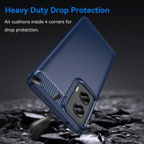 EIDERWOOD Motorola Moto G Stylus 5G (2024) Bakdeksel i børstet karbon - blå