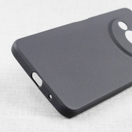 EIDERWOOD Xiaomi Redmi A3 Mat Fleksibel Plastik Bagside Cover - Mørkegrå