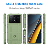 EIDERWOOD Xiaomi Poco X6 Pro Rugged Shield Series Craftsman Bakdeksel - Grønn