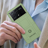 EIDERWOOD Xiaomi Poco X6 Pro Rugged Shield Series Craftsman Bakdeksel - Grønn