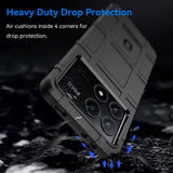 EIDERWOOD Xiaomi Poco X6 Pro Rugged Shield Series Craftsman Bakdeksel - Svart
