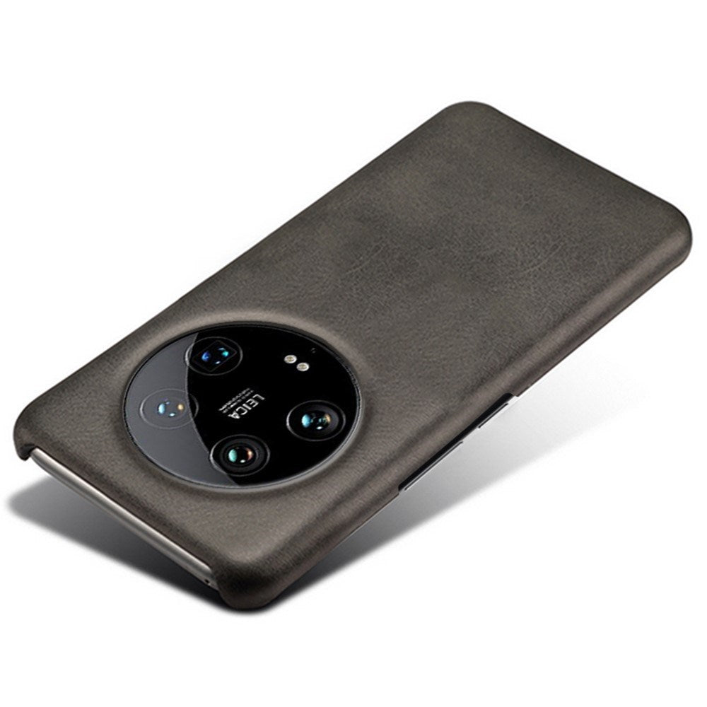 EIDERWOOD Xiaomi 14 Ultra Faux Leather Bakdeksel - Svart