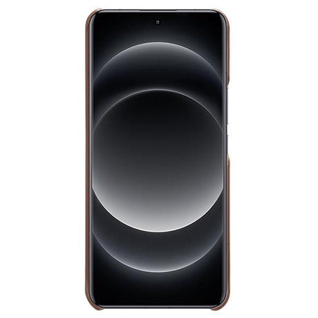 EIDERWOOD Xiaomi 14 Ultra Faux Leather Bakdeksel - Brun