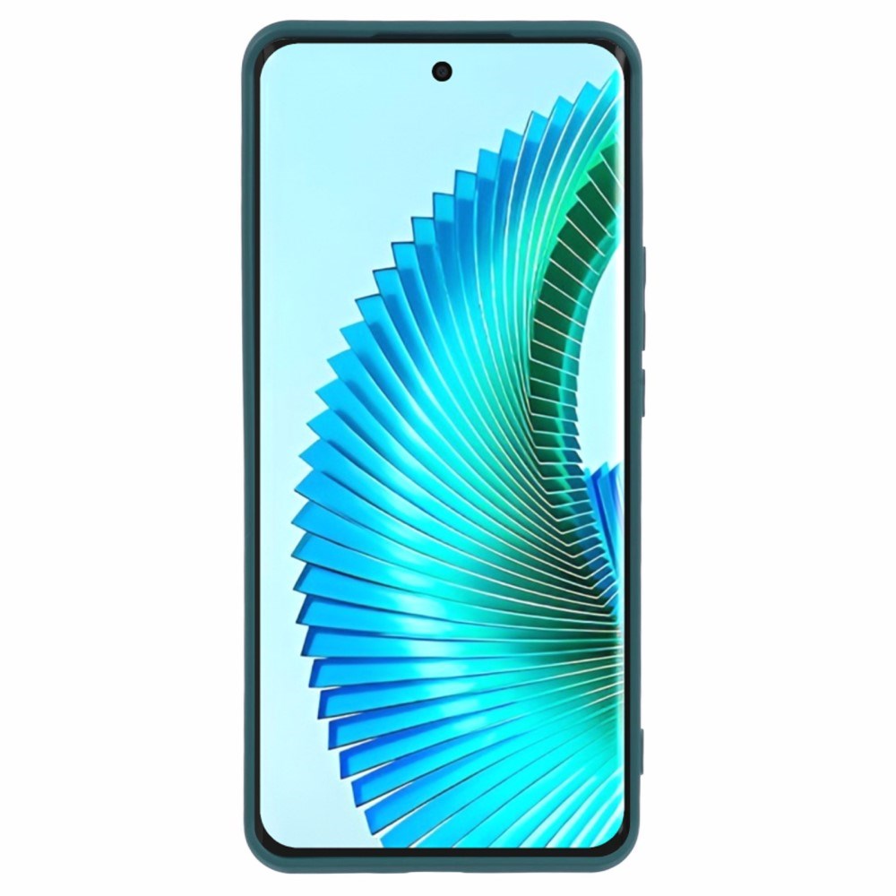 EIDERWOOD Honor Magic6 Lite 5G plastdeksel – beskyttende deksel med fiberfôr og nøyaktig kamerautskjæring – mørkegrønn