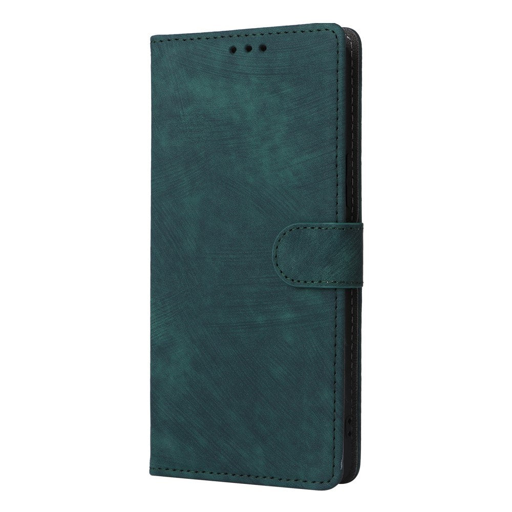 EIDERWOOD Asus Zenfone 11 Ultra Leather Flip Cover m. Lommebok og stropp - Grønn