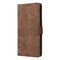 EIDERWOOD Asus Zenfone 11 Ultra Leather Flip Cover m. Lommebok og stropp - Brun
