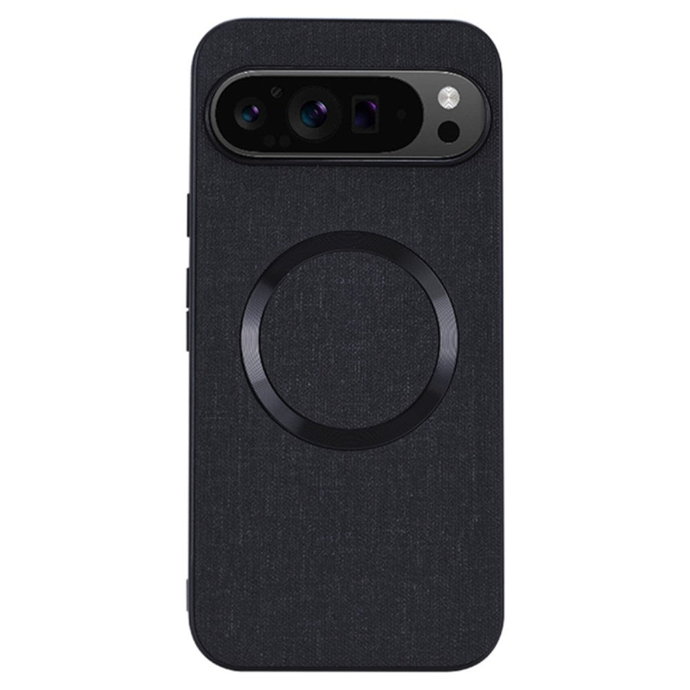 EIDERWOOD Google Pixel 9 / 9 Pro plastbakdeksel m. Grov tekstur - MagSafe-kompatibel - Svart