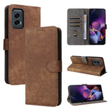 EIDERWOOD Motorola Moto G Stylus 5G (2024) Leather Flip Cover m. Lommebok og stropp - brun