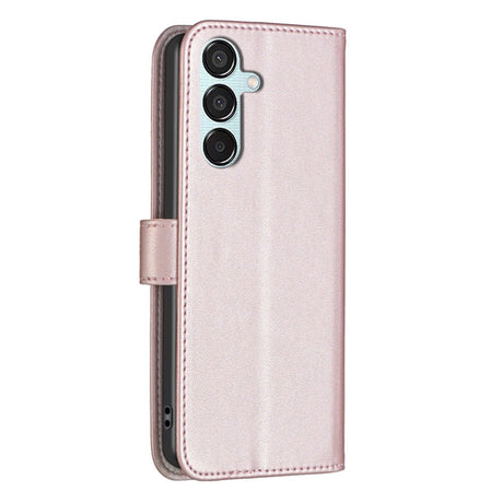 EIDERWOOD Samsung Galaxy M15 (5G) Flip-deksel i kunstskinn m. Stativfunksjon og kortholder - Rose Gold