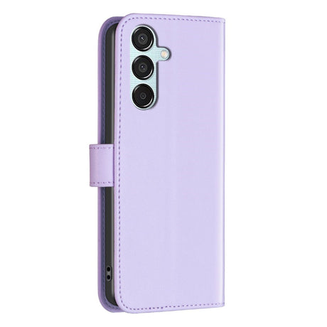 EIDERWOOD Samsung Galaxy M15 (5G) Flip-deksel i kunstskinn m. Stativ &amp; kortholder - lavendel