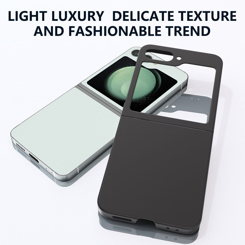 EIDERWOOD Samsung Galaxy Z Flip6 gummiert hardplast bakdeksel - svart