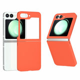 EIDERWOOD Samsung Galaxy Z Flip6 gummiert hardplast bakdeksel - oransje