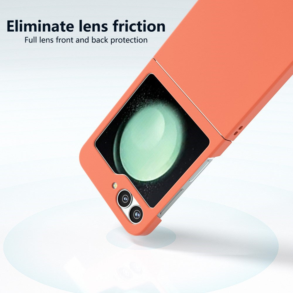 EIDERWOOD Samsung Galaxy Z Flip6 gummiert hardplast bakdeksel - oransje